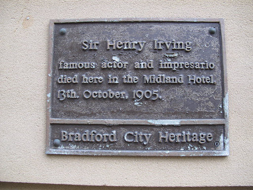 Plaque to Sir Henry Irving