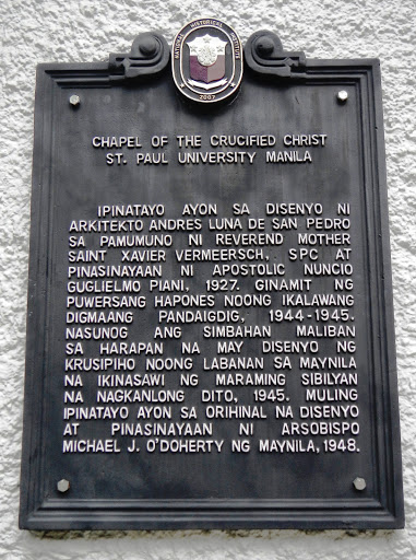 Chapel of the Crucified Christ historical marker