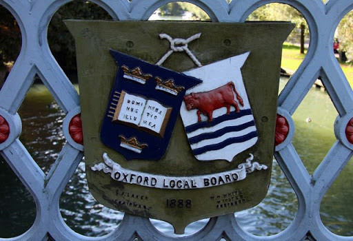 Plaque on Osney Bridge