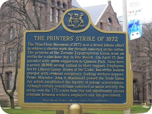 The Printers' Strike of 1872