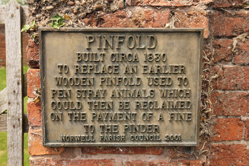 Norwell Pinfold plaque