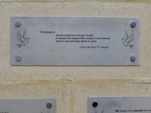 Peace pledge, Christ the King PS, Omagh