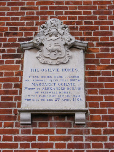Plaque on the Ogilvie Homes Building