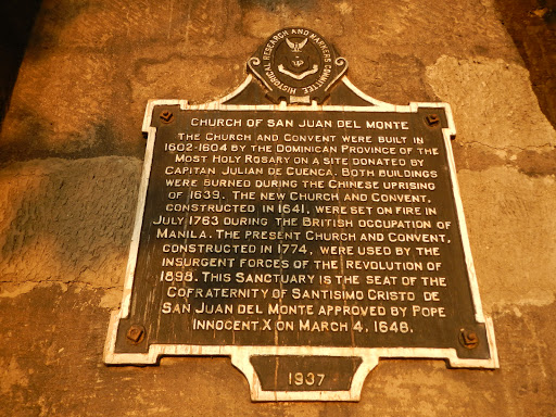 Church of San Juan del Monte historical marker