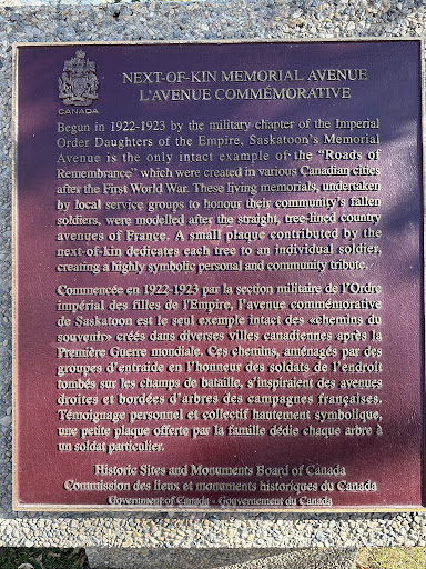 Next-of-kin Memorial Avenue