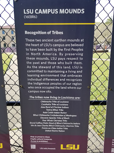 LSU Campus Mounds - Recognition of Tribes