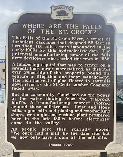 Where are the Falls of the St. Croix?