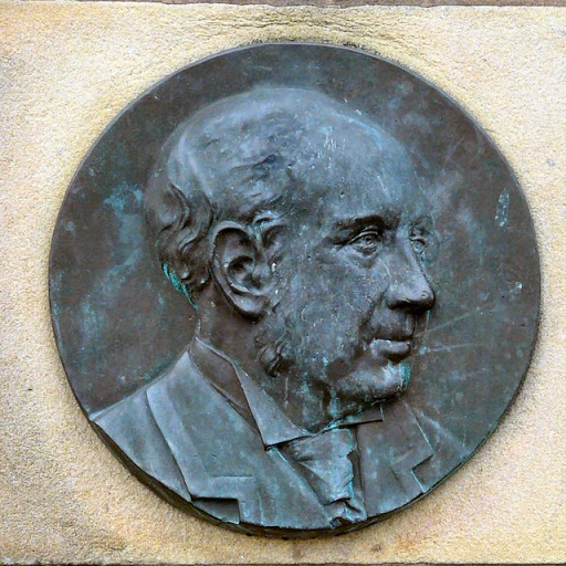 William Houlsdworth bronze portrait plaque
