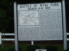 BATTLE OF WYSE FORK, MARCH 8-10, 1865
