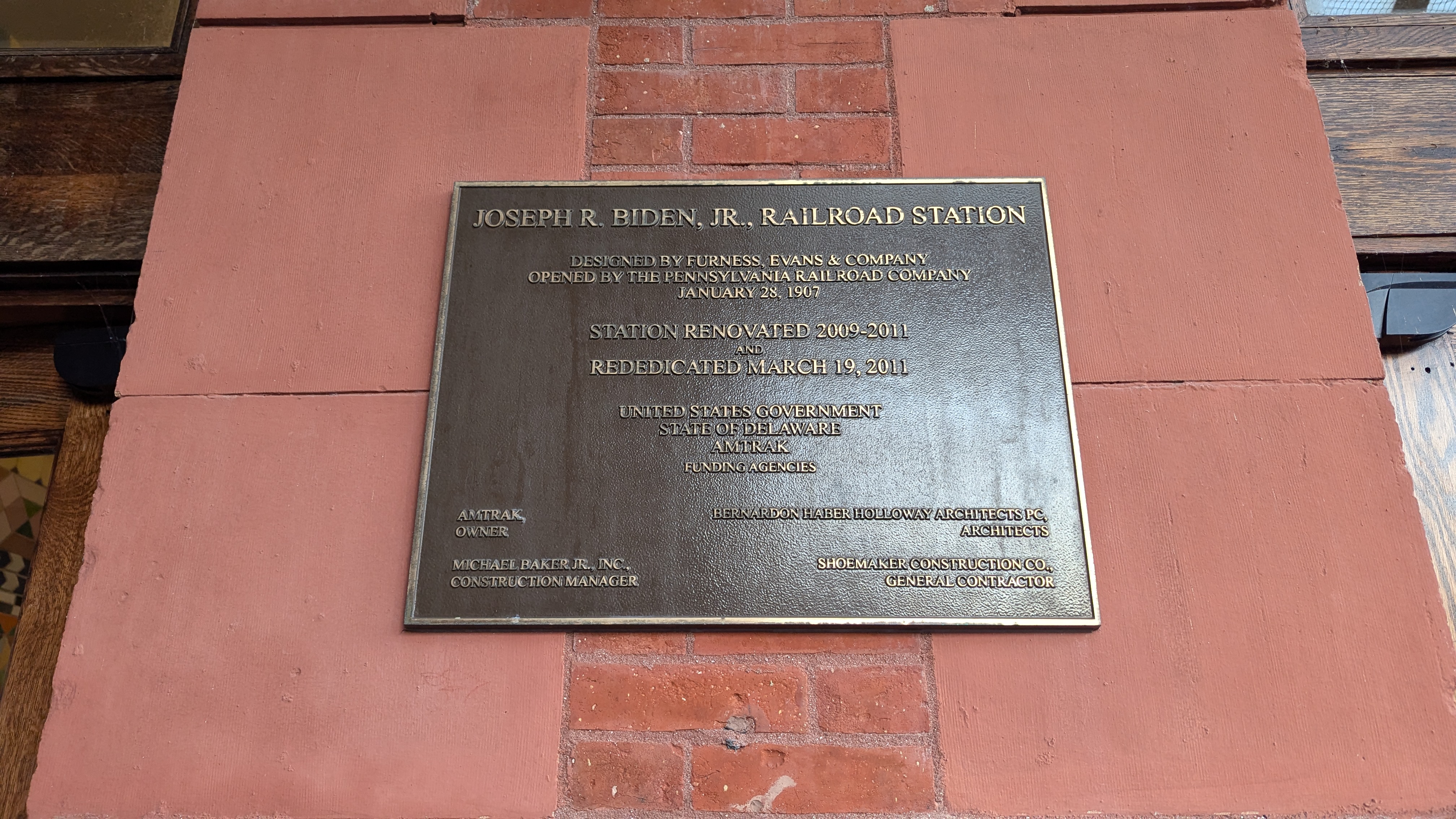 Joseph R. Biden, Jr. Railroad Station (Bronze)
