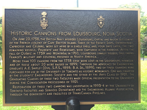 Historic Cannons from Louisbourg, Nova Scotia