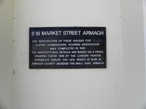 Plaque, Market Street, Armagh
