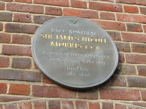 Sir James Nicholl Morris KCB lived here