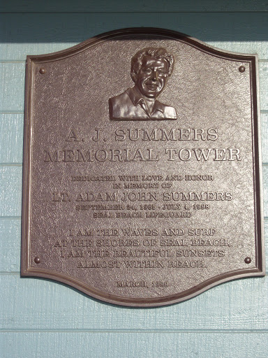 Memorial Plaque for A.J. Summers