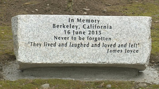 Memorial to Irish Students Who Died in Berkeley Balcony Collapse