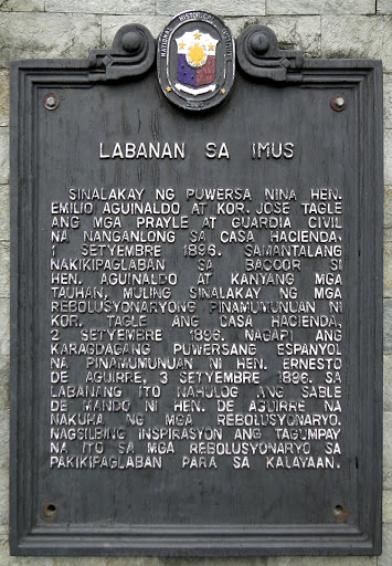 Battle of Imus historical marker