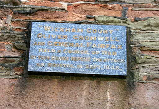 Plaque on Wickham Court