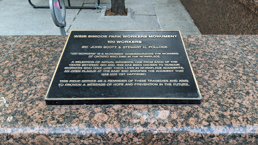 WSIB Simcoe Park Workers Monument