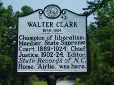 WALTER CLARK 1846-1924
