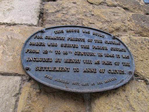 Plaque on Anne of Cleves House