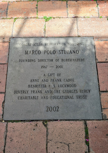 Conservatory Restoration Honoring Marco Polo Stufano