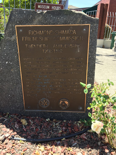 Richmond-Shimada Friendship Commission Twentieth Anniversary 1962-1982
