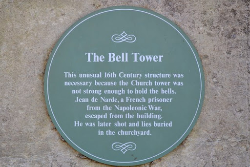 Plaque On The Bell Tower