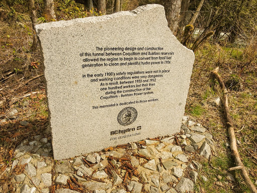 Coquitlam and Buntzen Reservoirs Worker Memorial