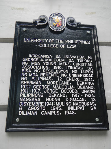University of the Philippines College of Law historical marker