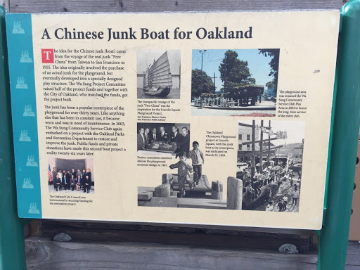 A Chinese Junk Boat for Oakland