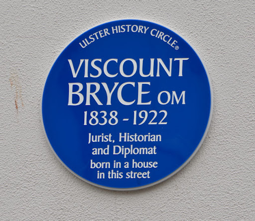 Viscount Bryce plaque, Belfast