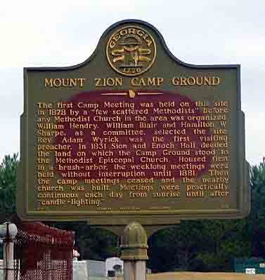 Mount Zion Camp Ground